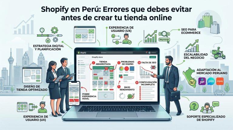 Shopify en Perú: errores que debe evitar al crear su tienda Shopify en Perú: errores que debe evitar al crear su tienda