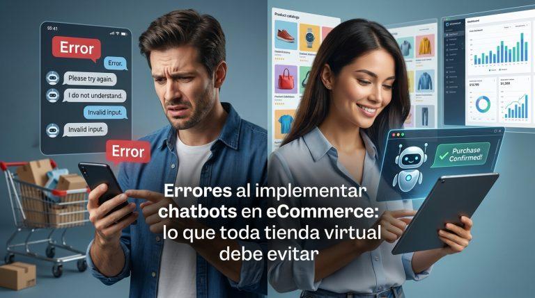 Errores al implementar chatbots en eCommerce Errores al implementar chatbots en eCommerce